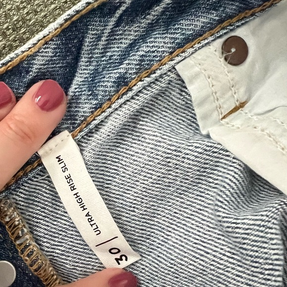 PacSun Ultra High Rise Slim Jeans size 30 - Picture 3 of 10